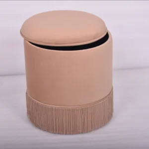 44" Storage Ottoman Bench, Upholstered Entryway Bench with Storage End of Bed Bench for Bedroom& Living Room, Corduroy Beige