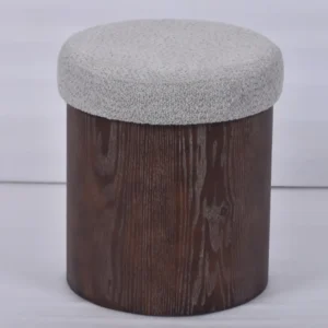 entertainment furniture; OTTOMAN; deep beige with storage function stool