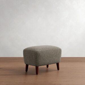 Grayish brown ottoman